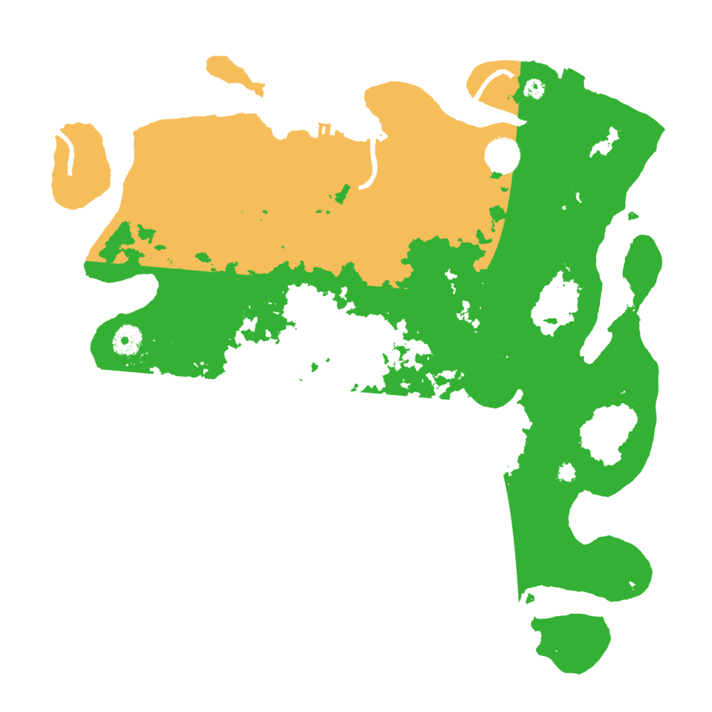 Biome Rust Map: Procedural Map, Size: 3600, Seed: 23609991