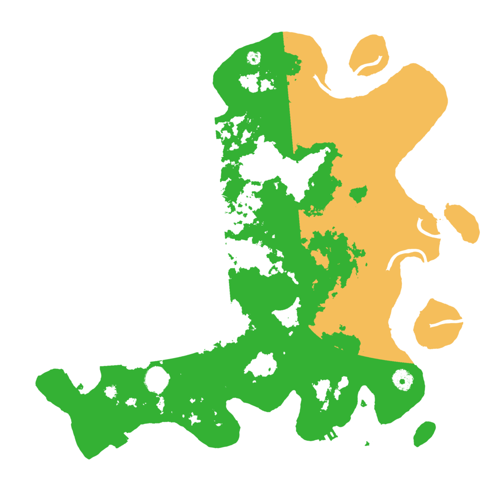 Biome Rust Map: Procedural Map, Size: 3700, Seed: 32721142
