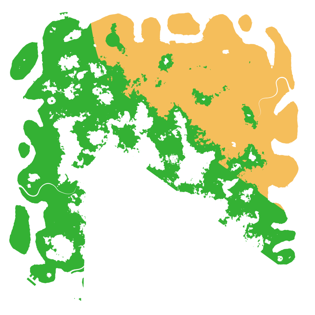 Biome Rust Map: Procedural Map, Size: 6000, Seed: 995291972