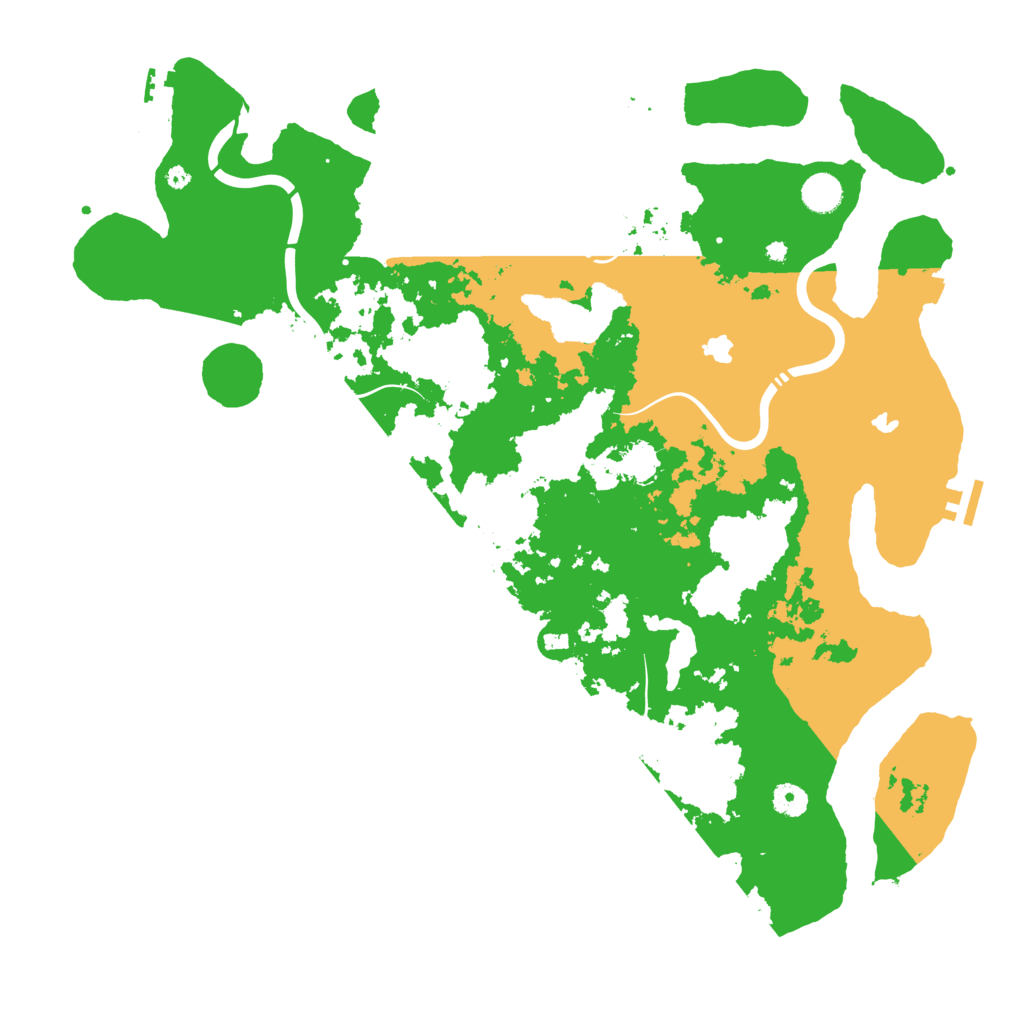 Biome Rust Map: Procedural Map, Size: 4500, Seed: 1707357640
