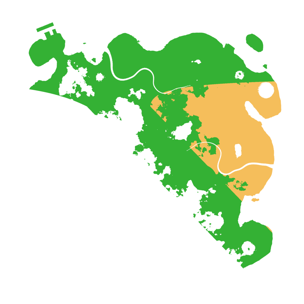 Biome Rust Map: Procedural Map, Size: 3450, Seed: 66883635