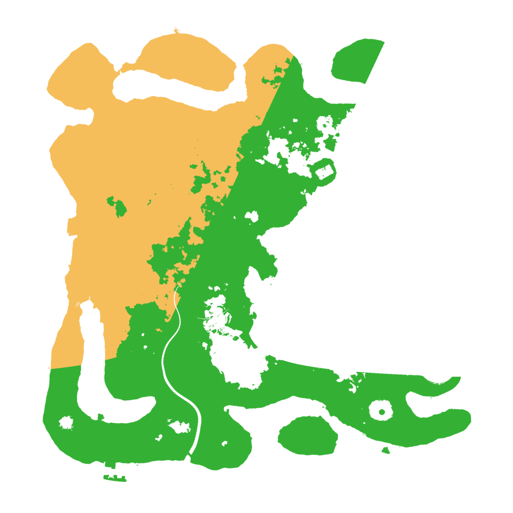 Biome Rust Map: Procedural Map, Size: 3400, Seed: 56821569