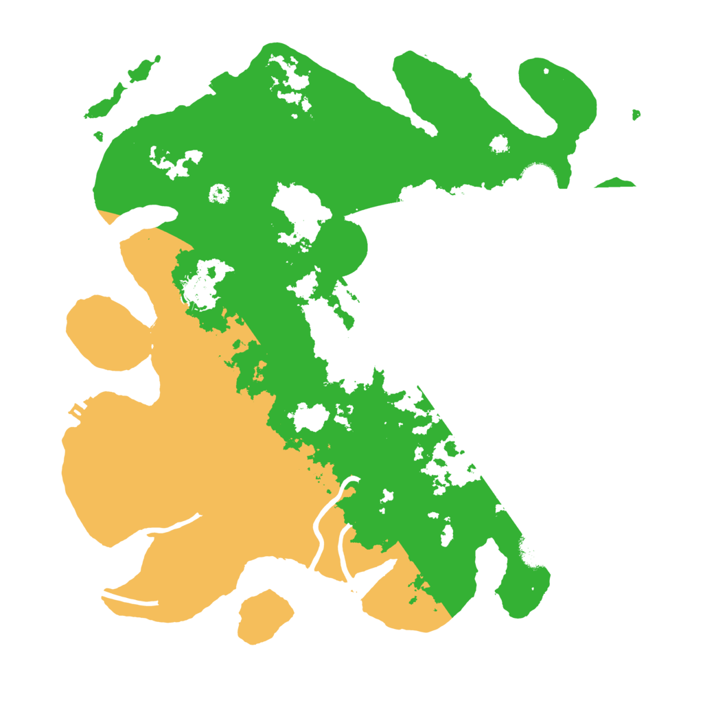 Biome Rust Map: Procedural Map, Size: 3500, Seed: 81822329