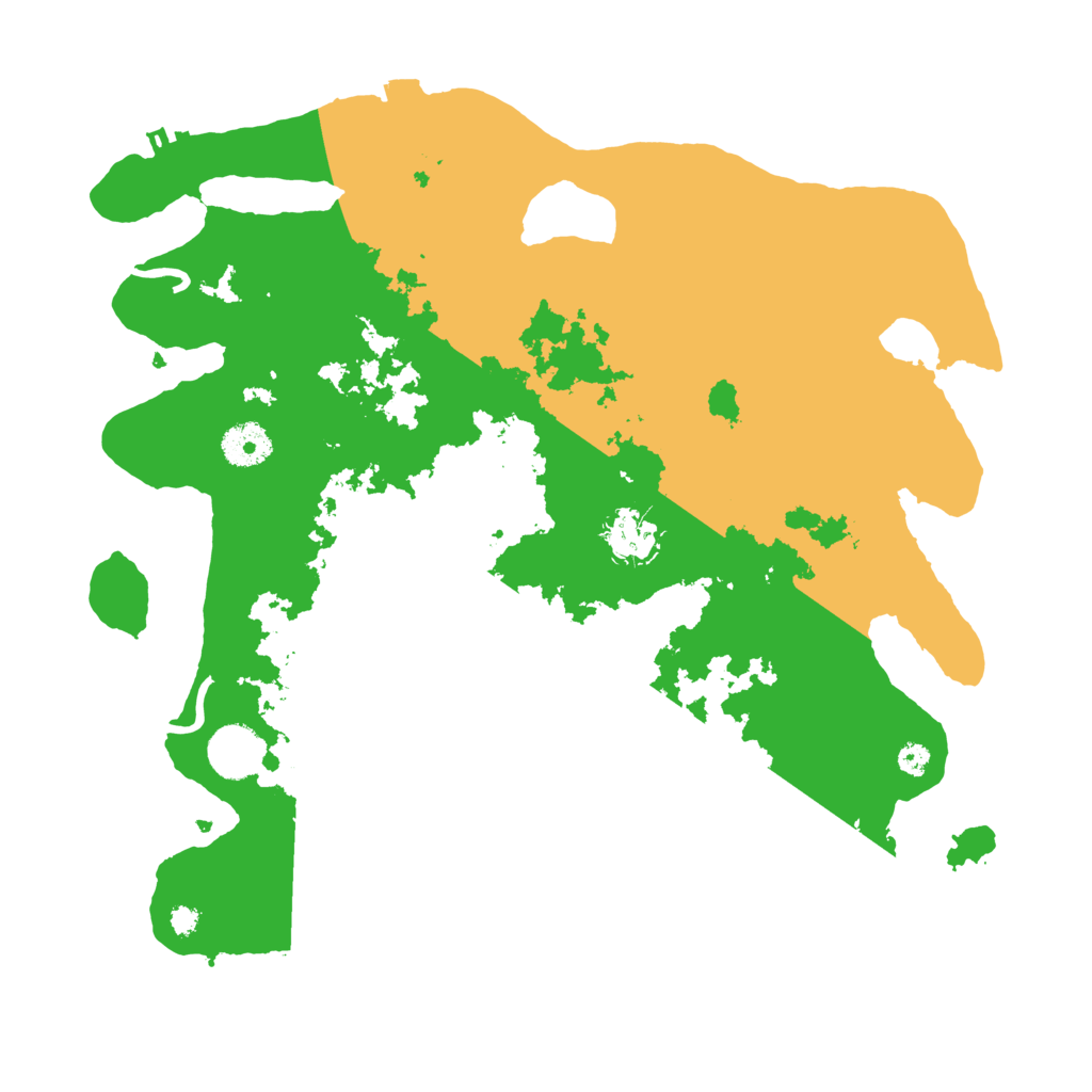 Biome Rust Map: Procedural Map, Size: 3550, Seed: 97360666