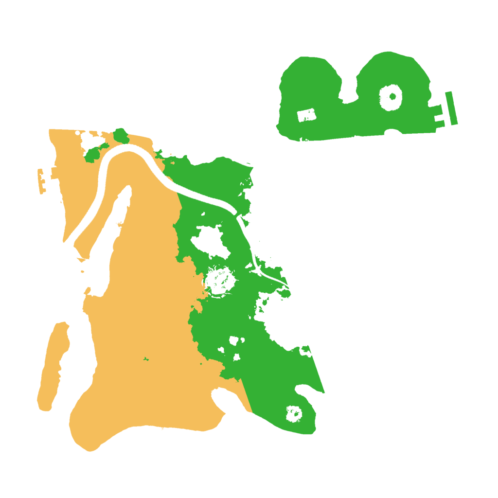 Biome Rust Map: Procedural Map, Size: 3000, Seed: 1601602915