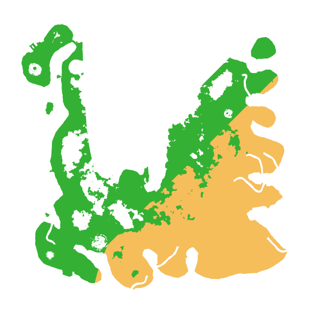 Biome Rust Map: Procedural Map, Size: 3650, Seed: 26854251