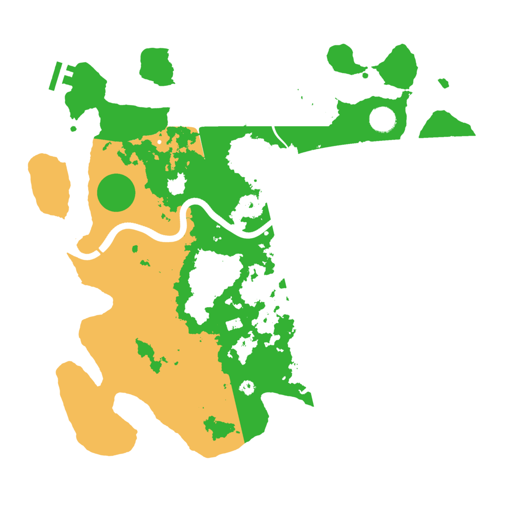 Biome Rust Map: Procedural Map, Size: 3500, Seed: 1184933634