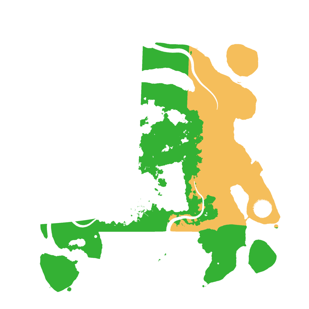 Biome Rust Map: Procedural Map, Size: 3000, Seed: 219975170