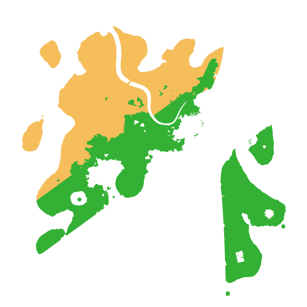 Biome Rust Map: Procedural Map, Size: 3000, Seed: 325325