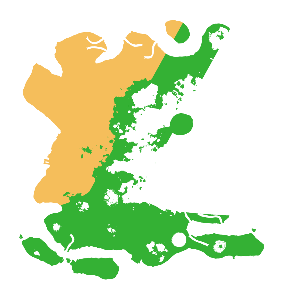Biome Rust Map: Procedural Map, Size: 3600, Seed: 10968862