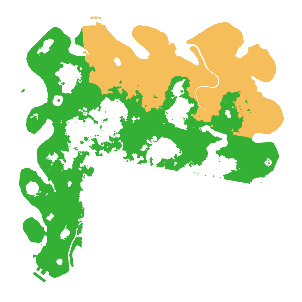 Biome Rust Map: Procedural Map, Size: 4250, Seed: 85503207