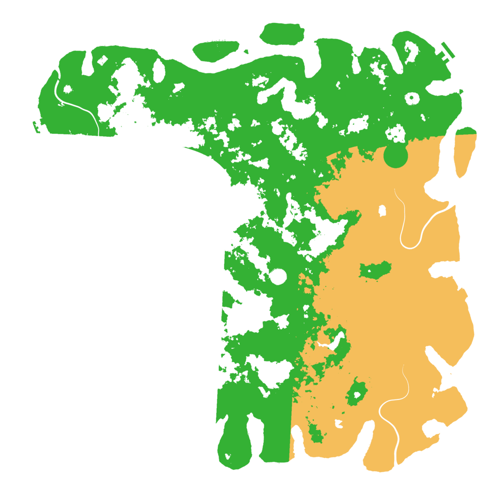 Biome Rust Map: Procedural Map, Size: 5400, Seed: 808