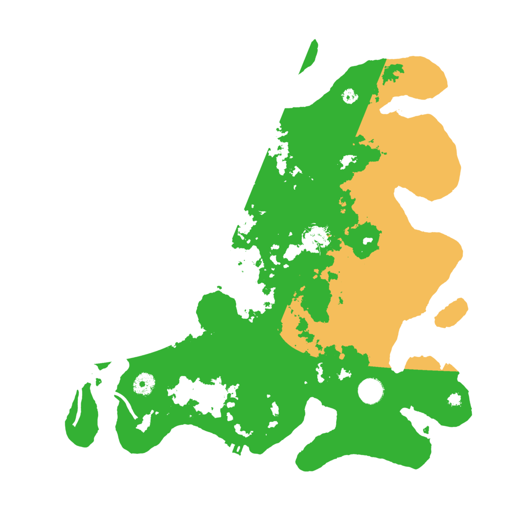 Biome Rust Map: Procedural Map, Size: 3500, Seed: 474891252