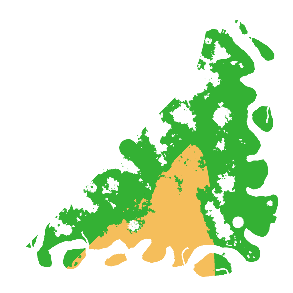 Biome Rust Map: Procedural Map, Size: 4500, Seed: 6415