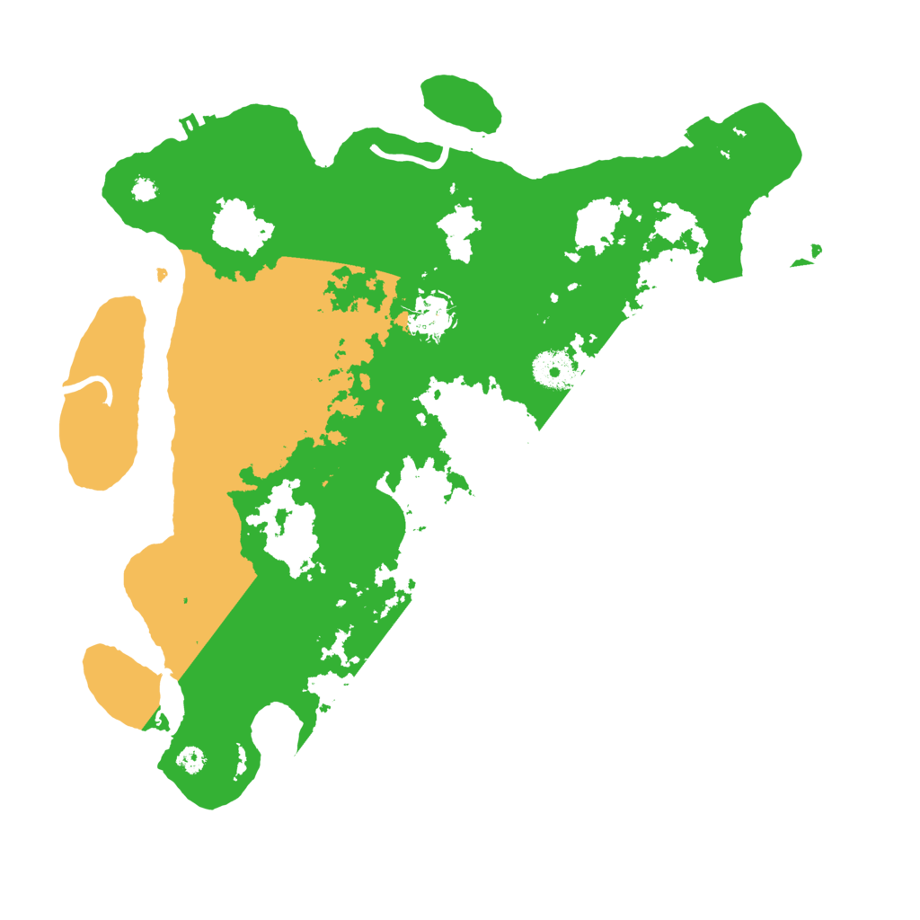 Biome Rust Map: Procedural Map, Size: 3500, Seed: 422055993