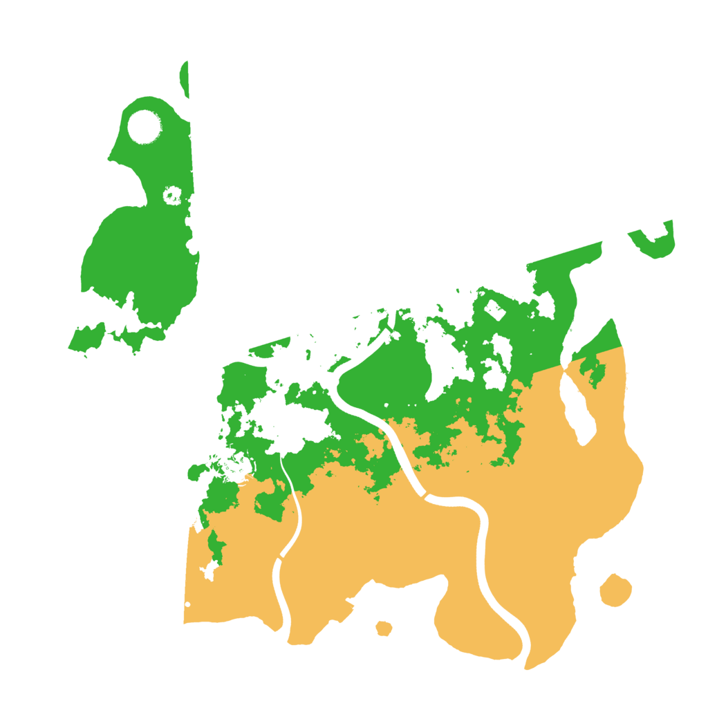 Biome Rust Map: Procedural Map, Size: 3700, Seed: 1046263883