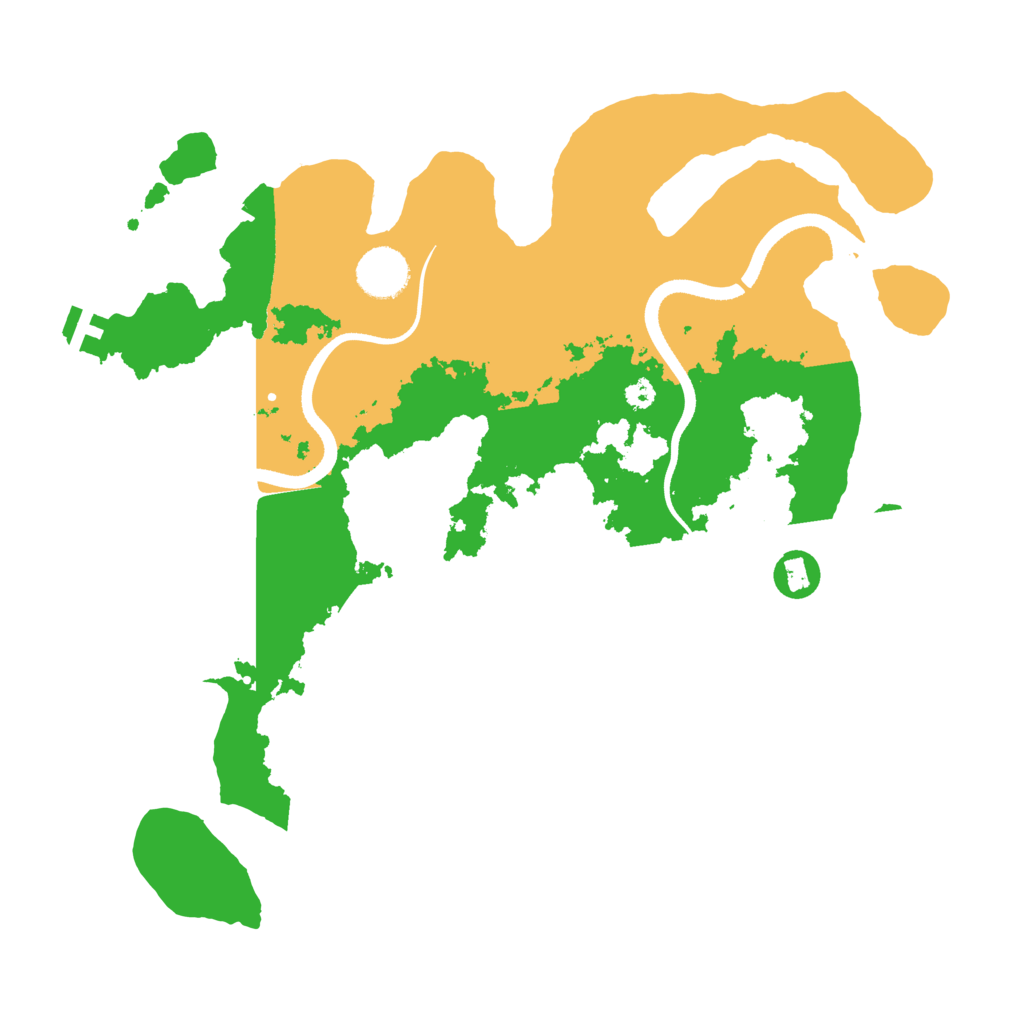 Biome Rust Map: Procedural Map, Size: 3500, Seed: 1523018489