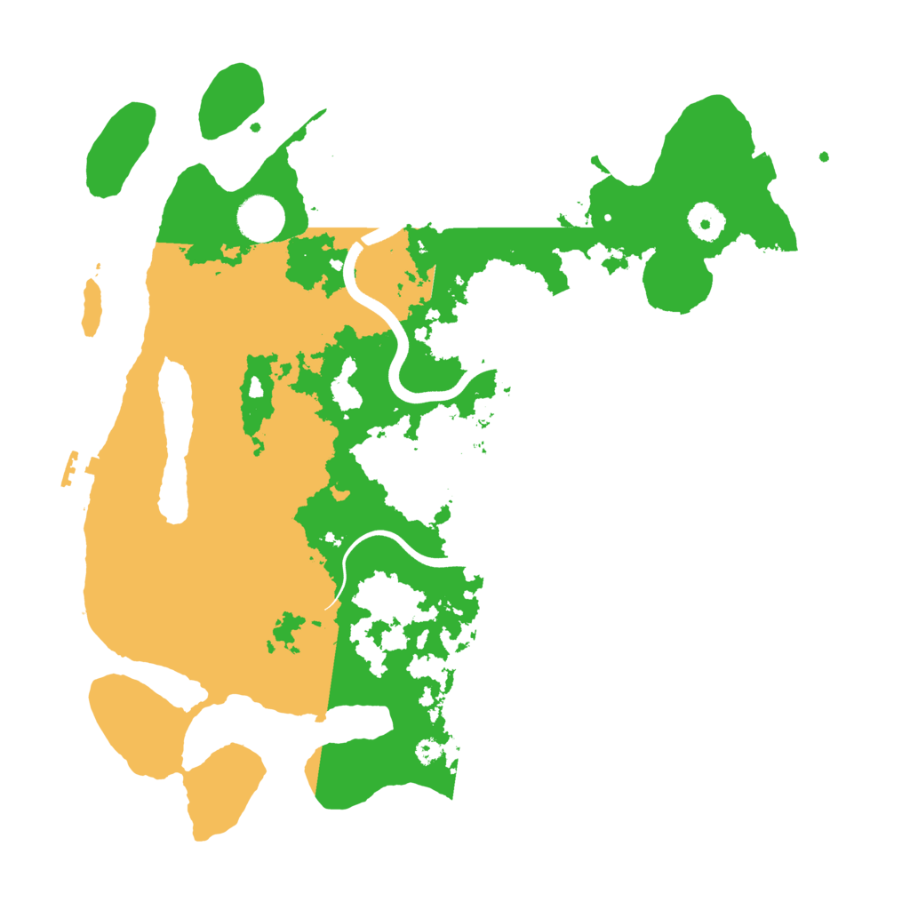 Biome Rust Map: Procedural Map, Size: 3700, Seed: 506990816