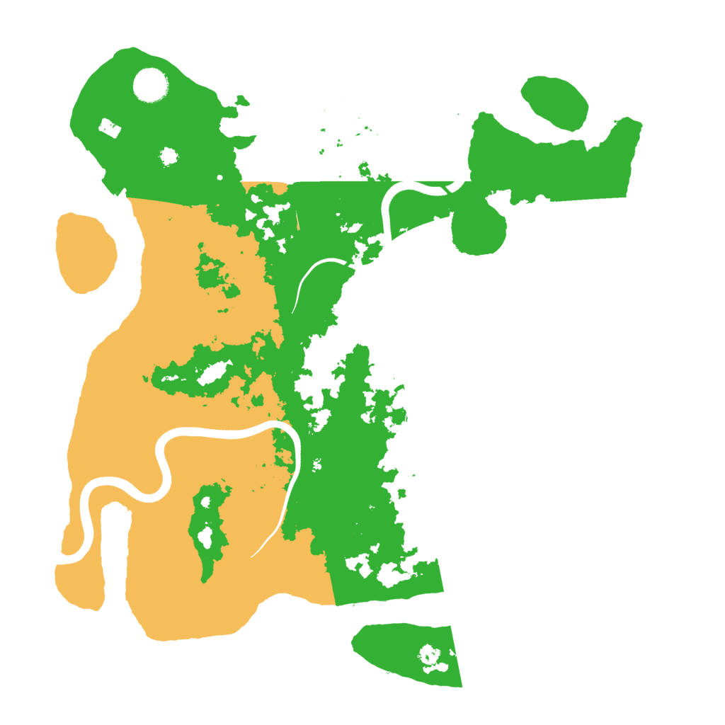 Biome Rust Map: Procedural Map, Size: 3700, Seed: 317140820