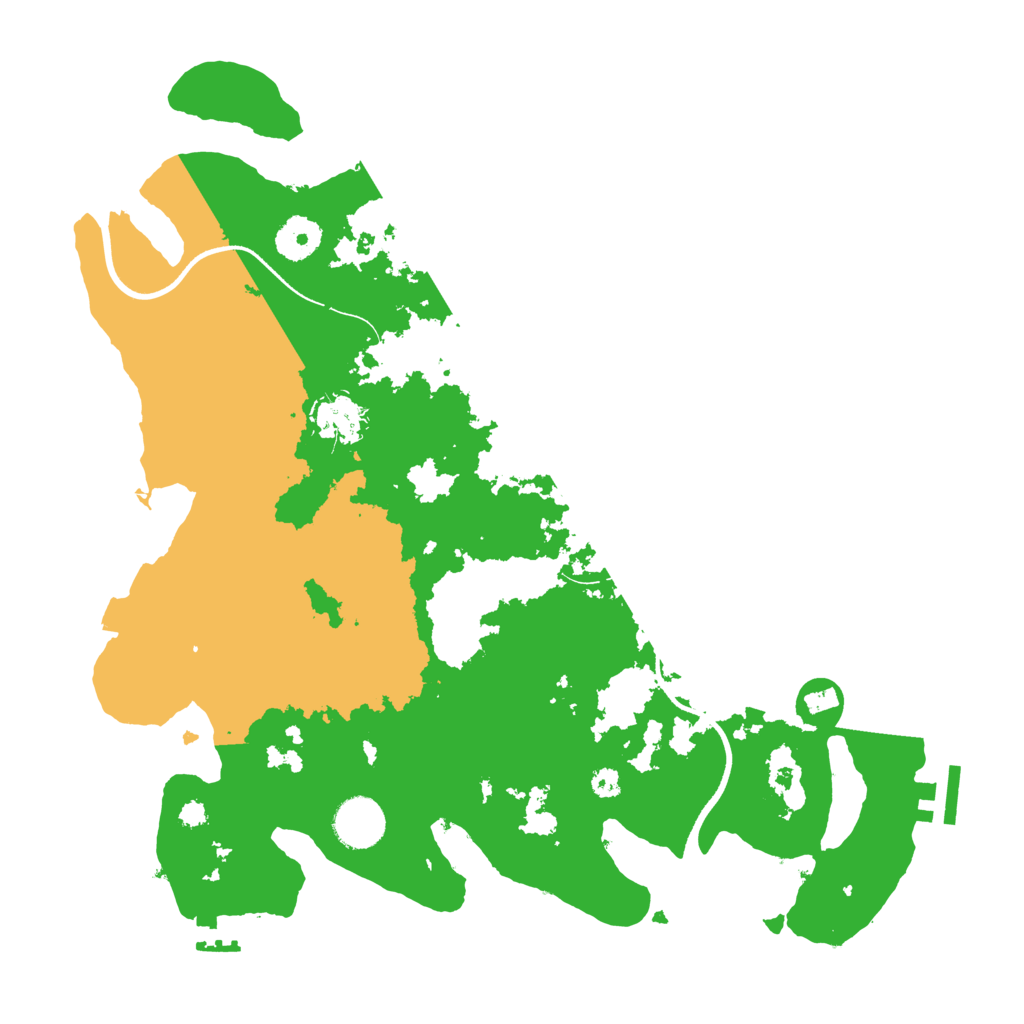 Biome Rust Map: Procedural Map, Size: 3500, Seed: 836879483