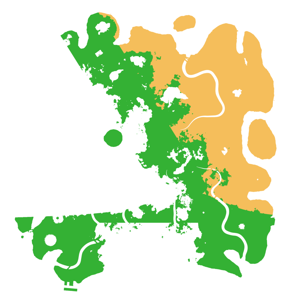 Biome Rust Map: Procedural Map, Size: 4500, Seed: 804220344