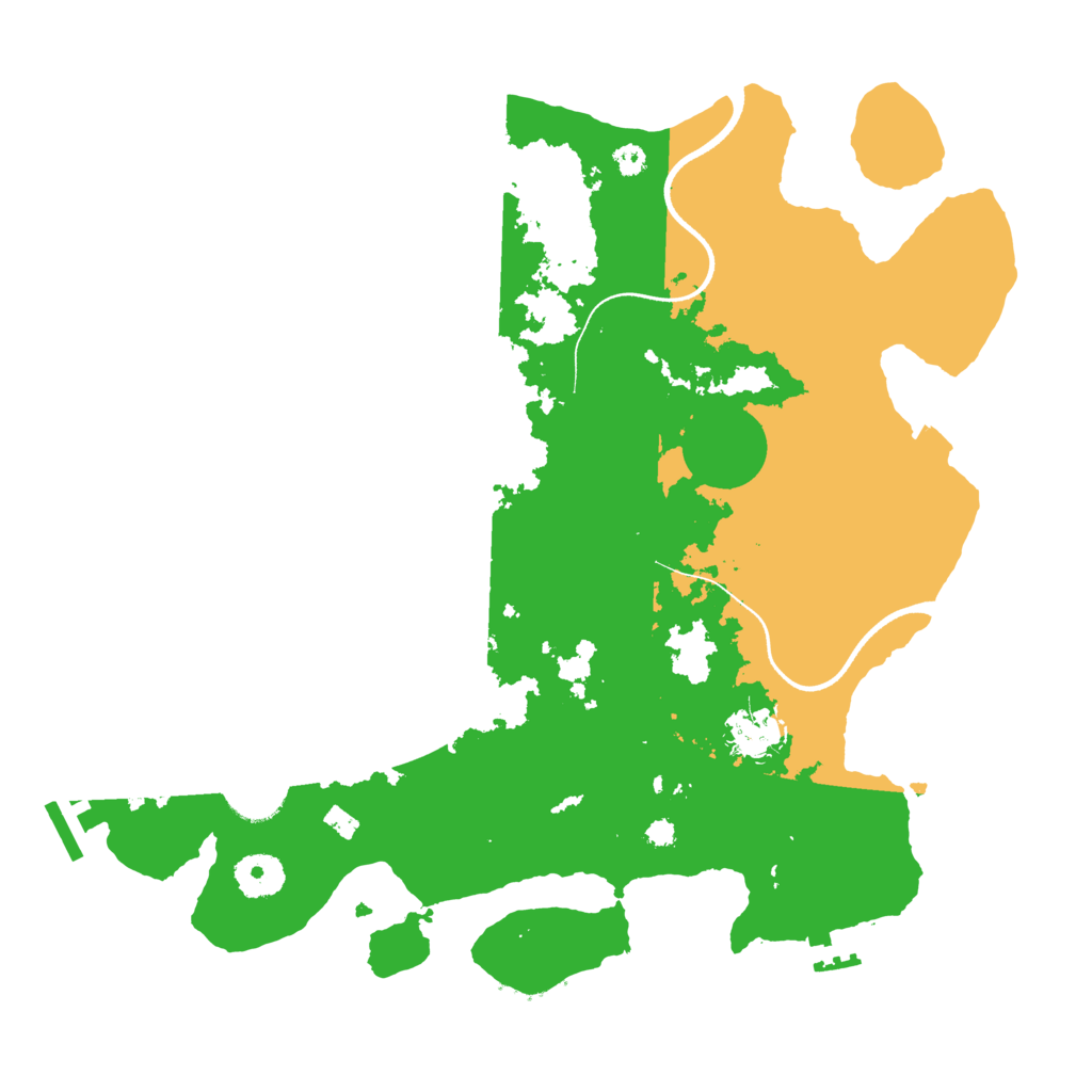 Biome Rust Map: Procedural Map, Size: 3500, Seed: 82773037