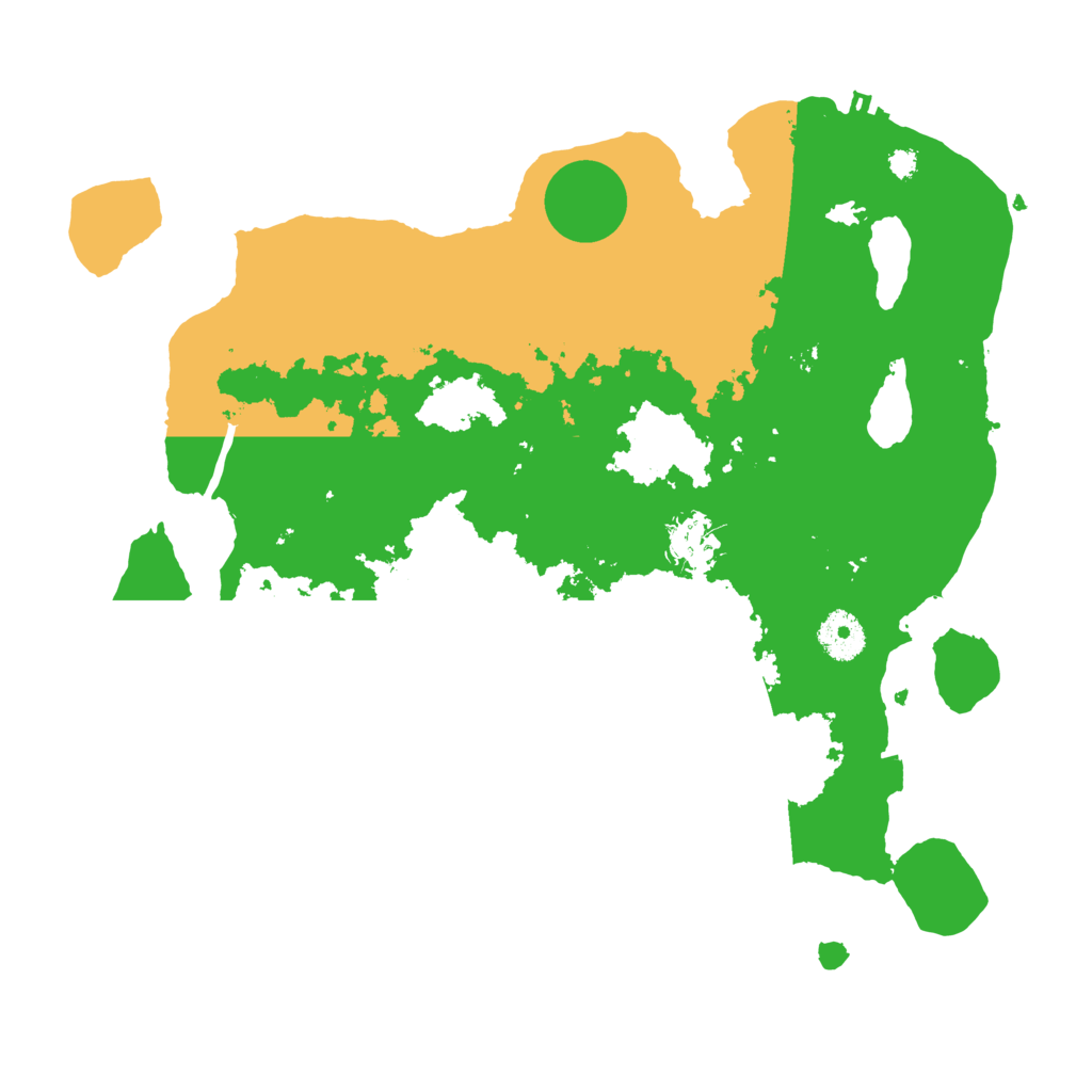 Biome Rust Map: Procedural Map, Size: 3500, Seed: 6546886