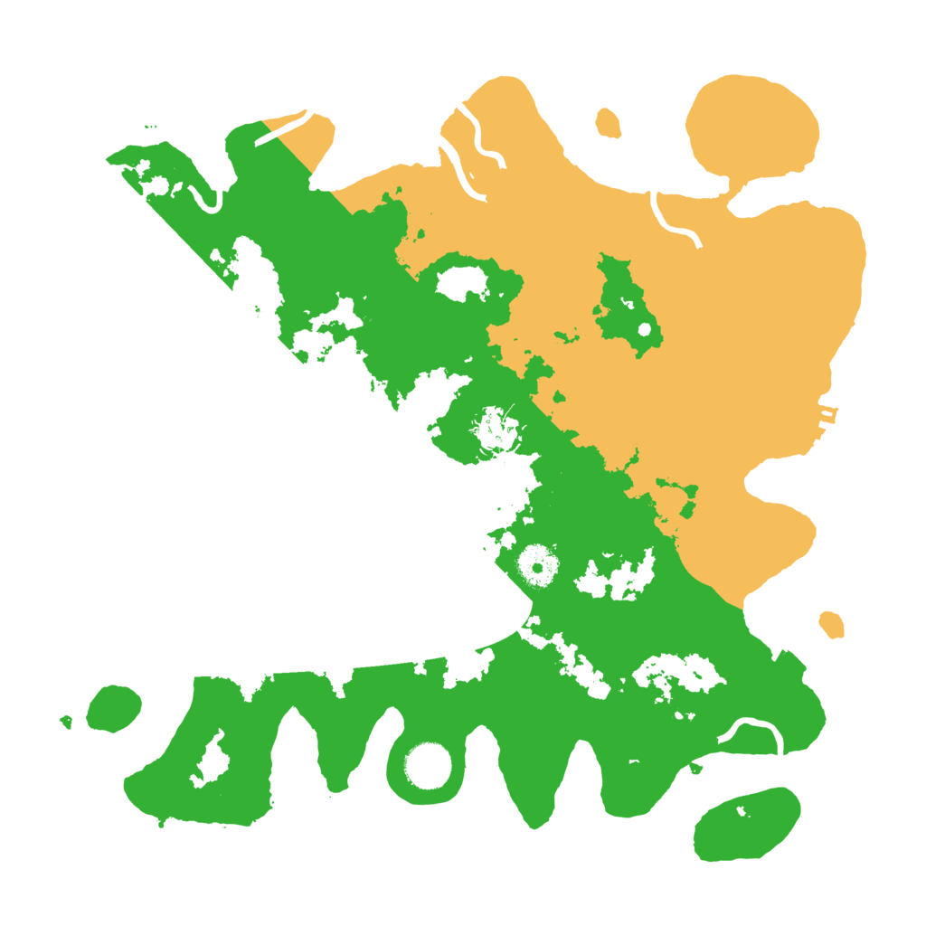 Biome Rust Map: Procedural Map, Size: 3500, Seed: 734533273