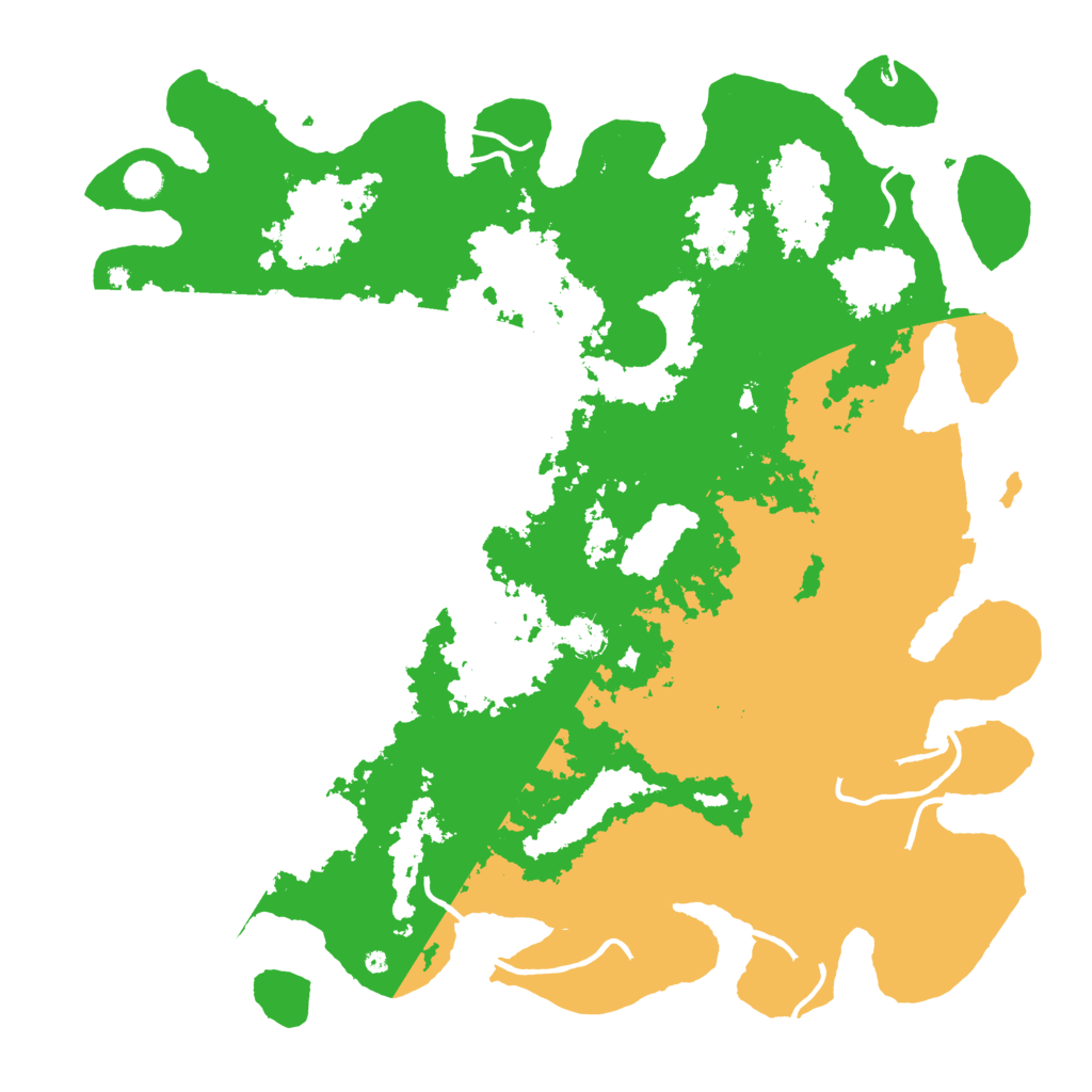 Biome Rust Map: Procedural Map, Size: 5000, Seed: 11615