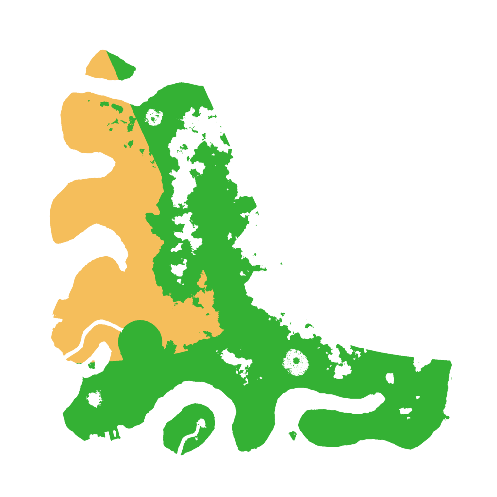 Biome Rust Map: Procedural Map, Size: 3000, Seed: 28270