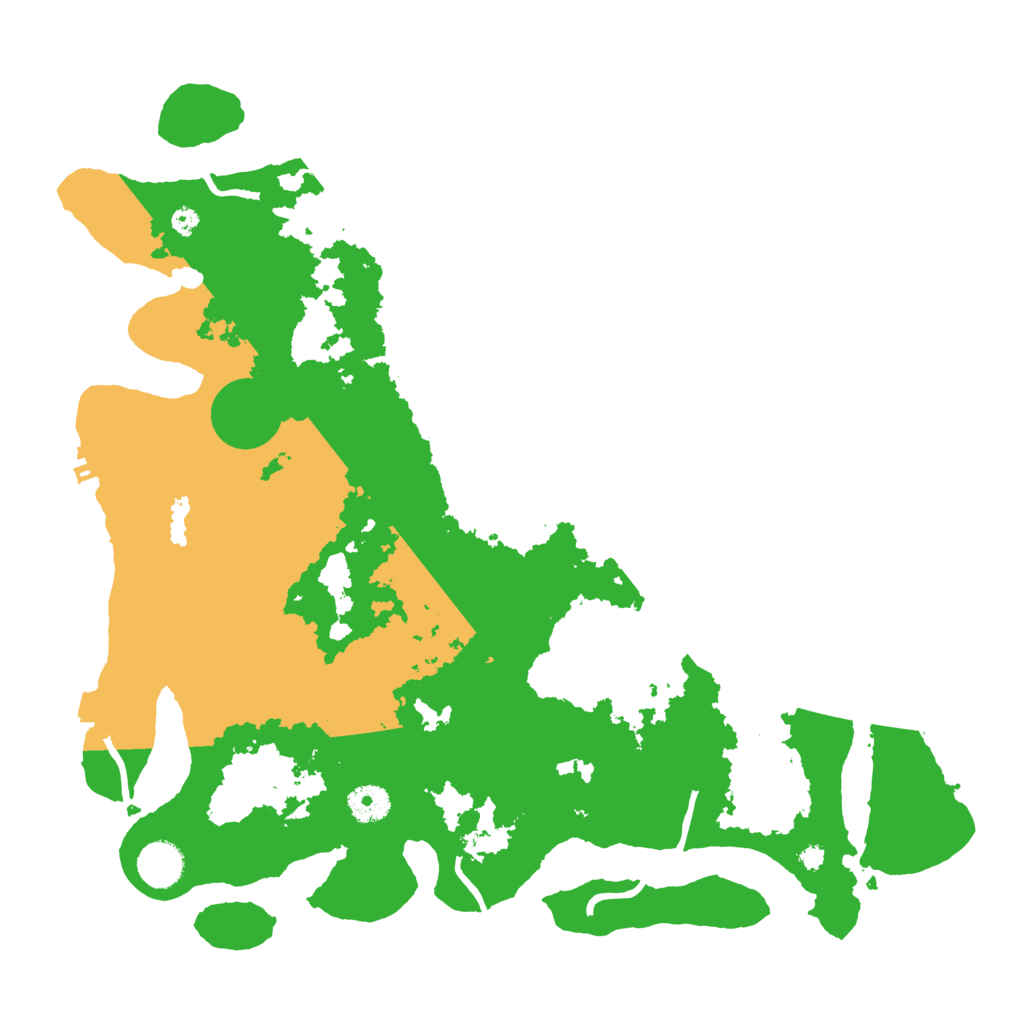 Biome Rust Map: Procedural Map, Size: 3900, Seed: 38901986