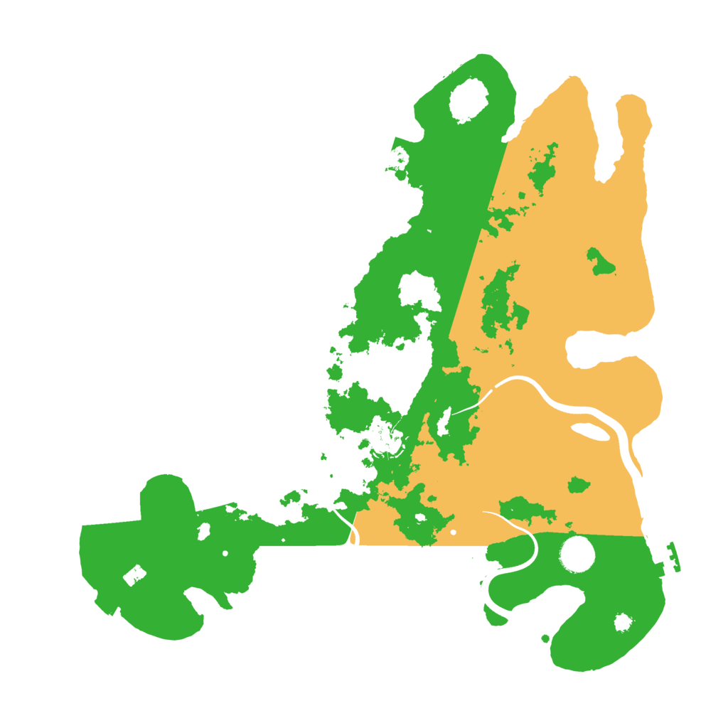 Biome Rust Map: Procedural Map, Size: 3650, Seed: 19337968