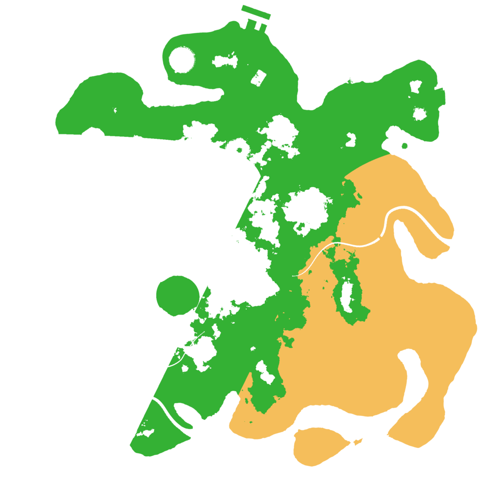 Biome Rust Map: Procedural Map, Size: 3450, Seed: 93694540