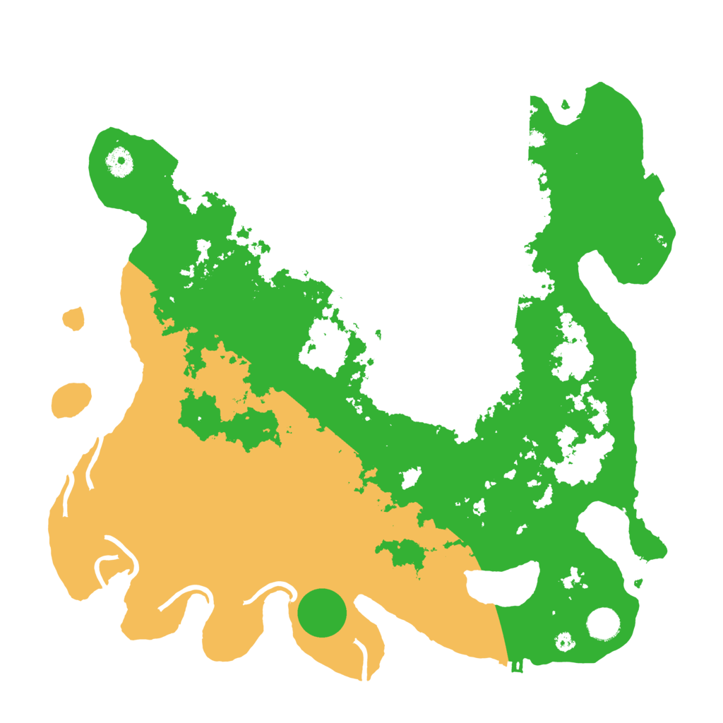 Biome Rust Map: Procedural Map, Size: 3900, Seed: 47477965