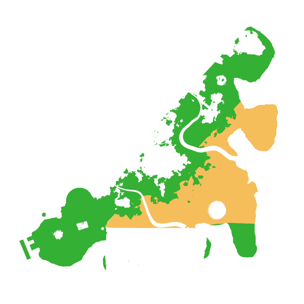 Biome Rust Map: Procedural Map, Size: 3000, Seed: 1727851688