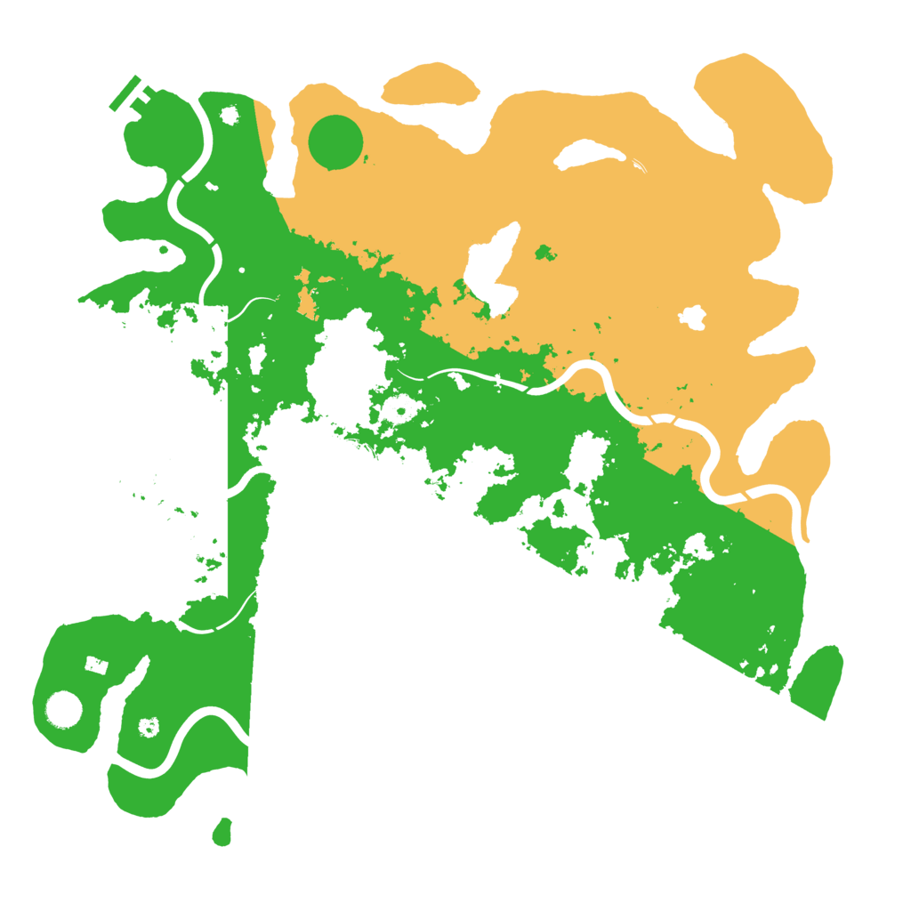 Biome Rust Map: Procedural Map, Size: 4400, Seed: 60056865