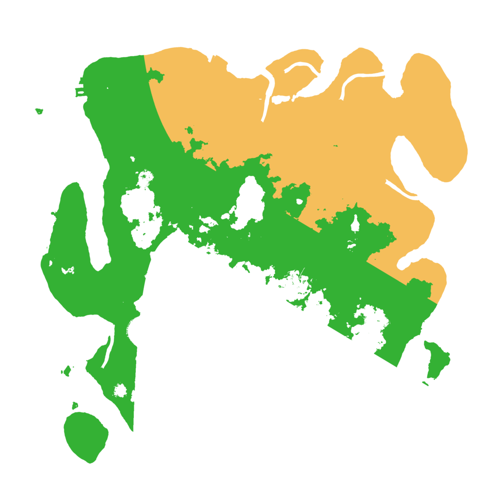 Biome Rust Map: Procedural Map, Size: 3450, Seed: 86611457
