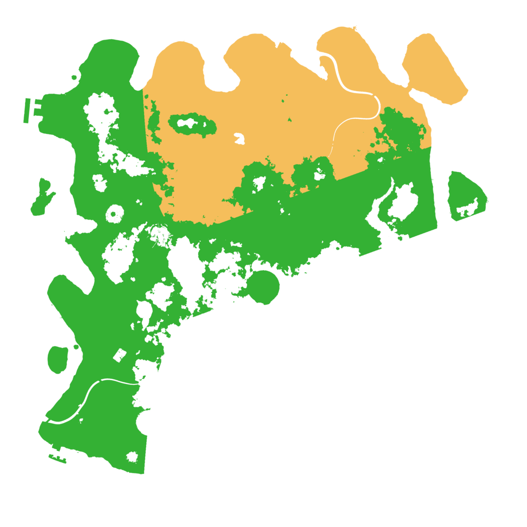 Biome Rust Map: Procedural Map, Size: 4300, Seed: 51056904