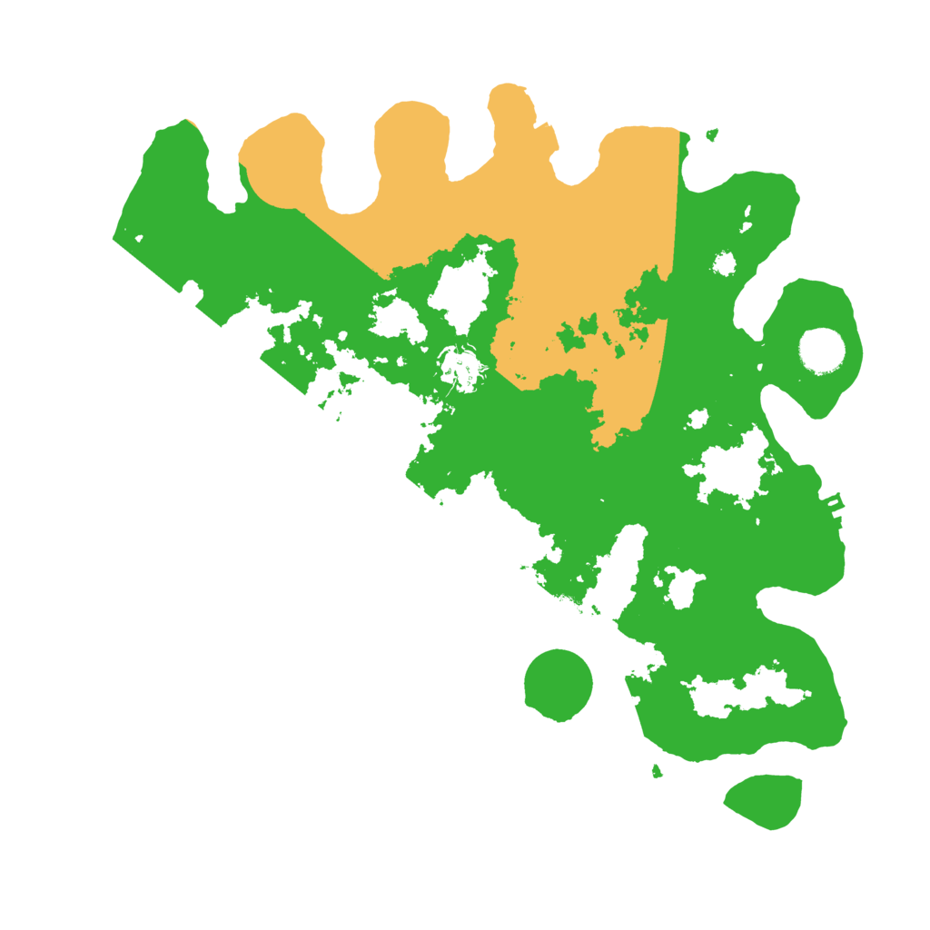 Biome Rust Map: Procedural Map, Size: 3600, Seed: 64010951