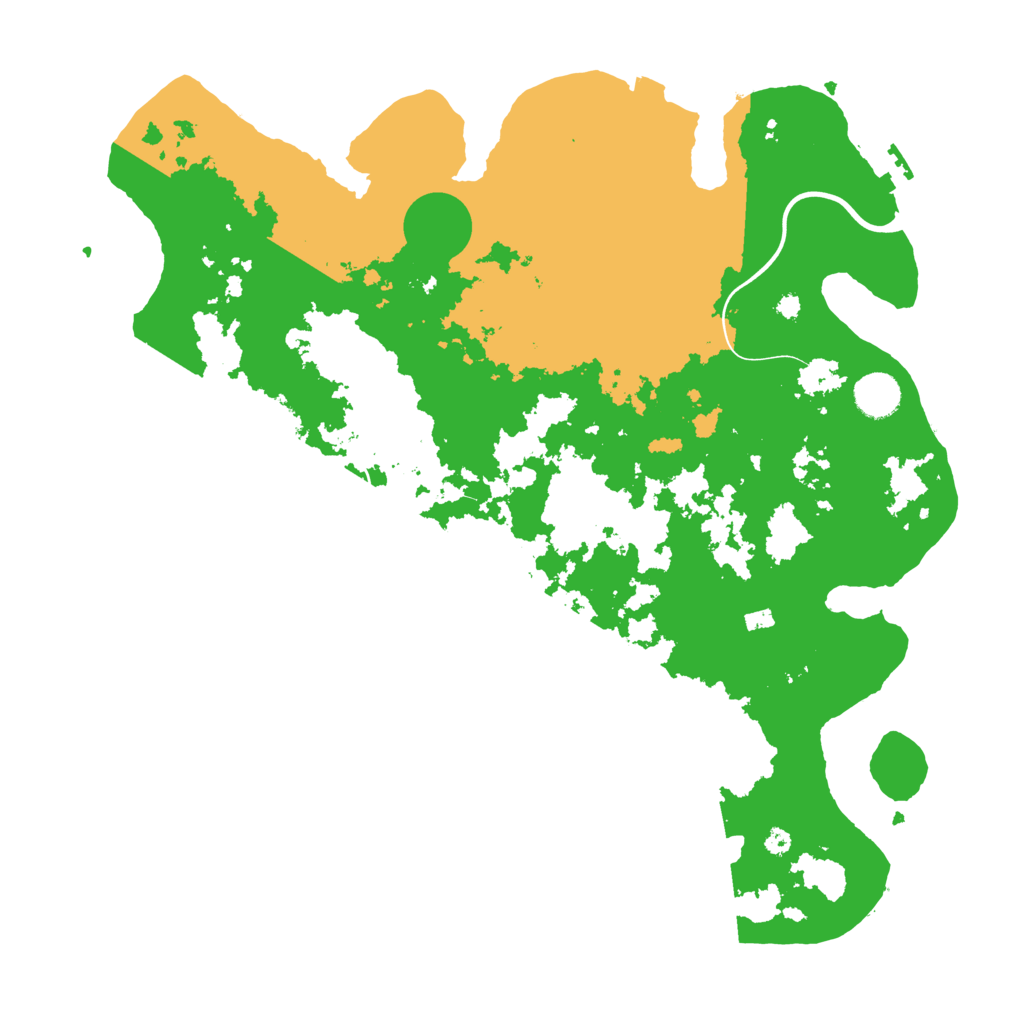 Biome Rust Map: Procedural Map, Size: 3950, Seed: 74595577