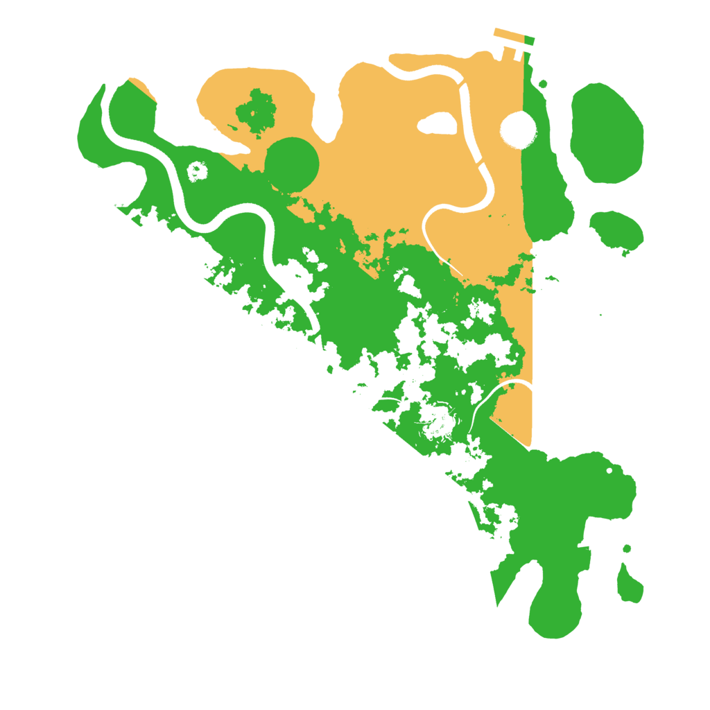 Biome Rust Map: Procedural Map, Size: 3500, Seed: 1702238336