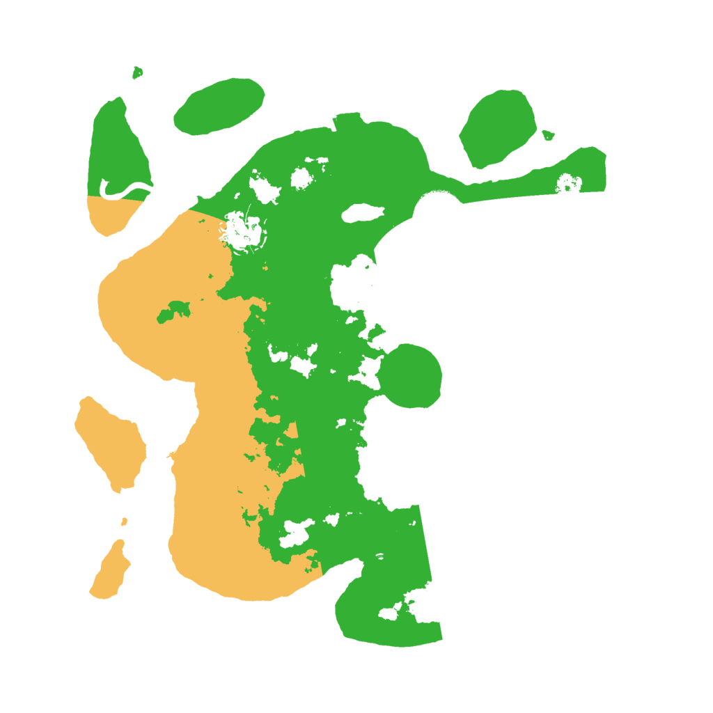 Biome Rust Map: Procedural Map, Size: 3000, Seed: 12311