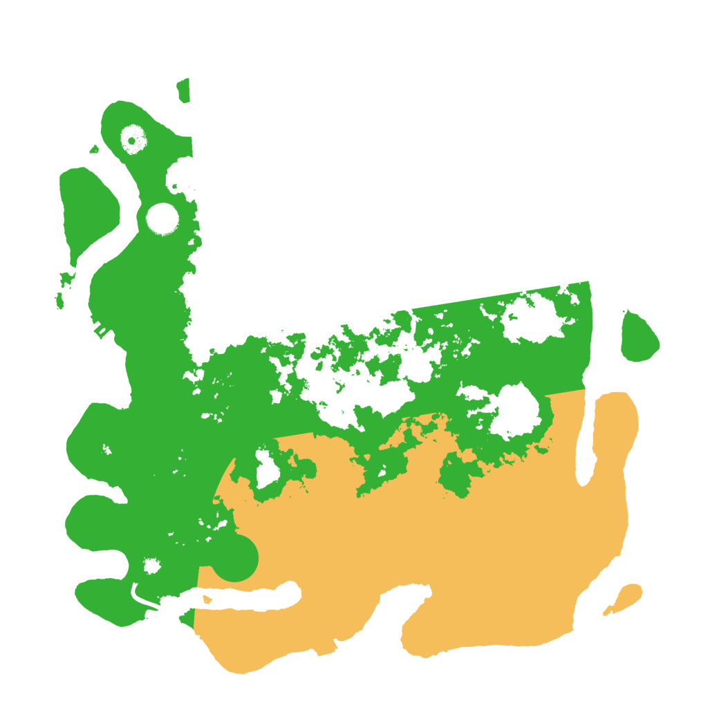 Biome Rust Map: Procedural Map, Size: 3900, Seed: 90621949