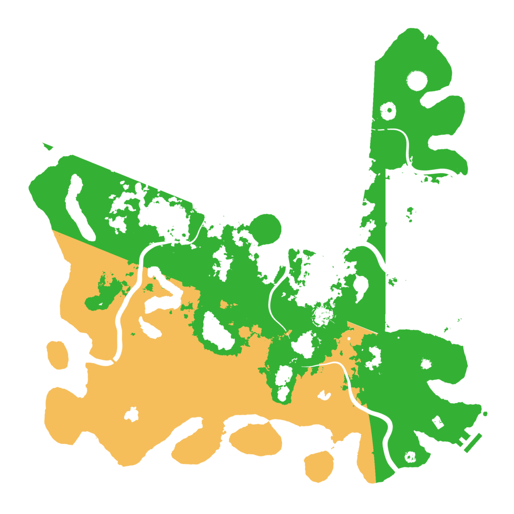 Biome Rust Map: Procedural Map, Size: 4500, Seed: 314954704