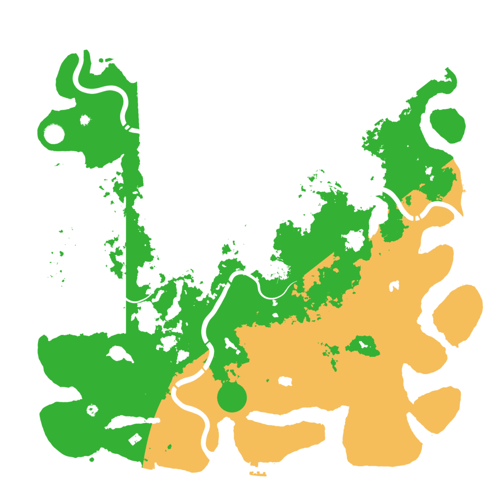 Biome Rust Map: Procedural Map, Size: 4500, Seed: 283921392