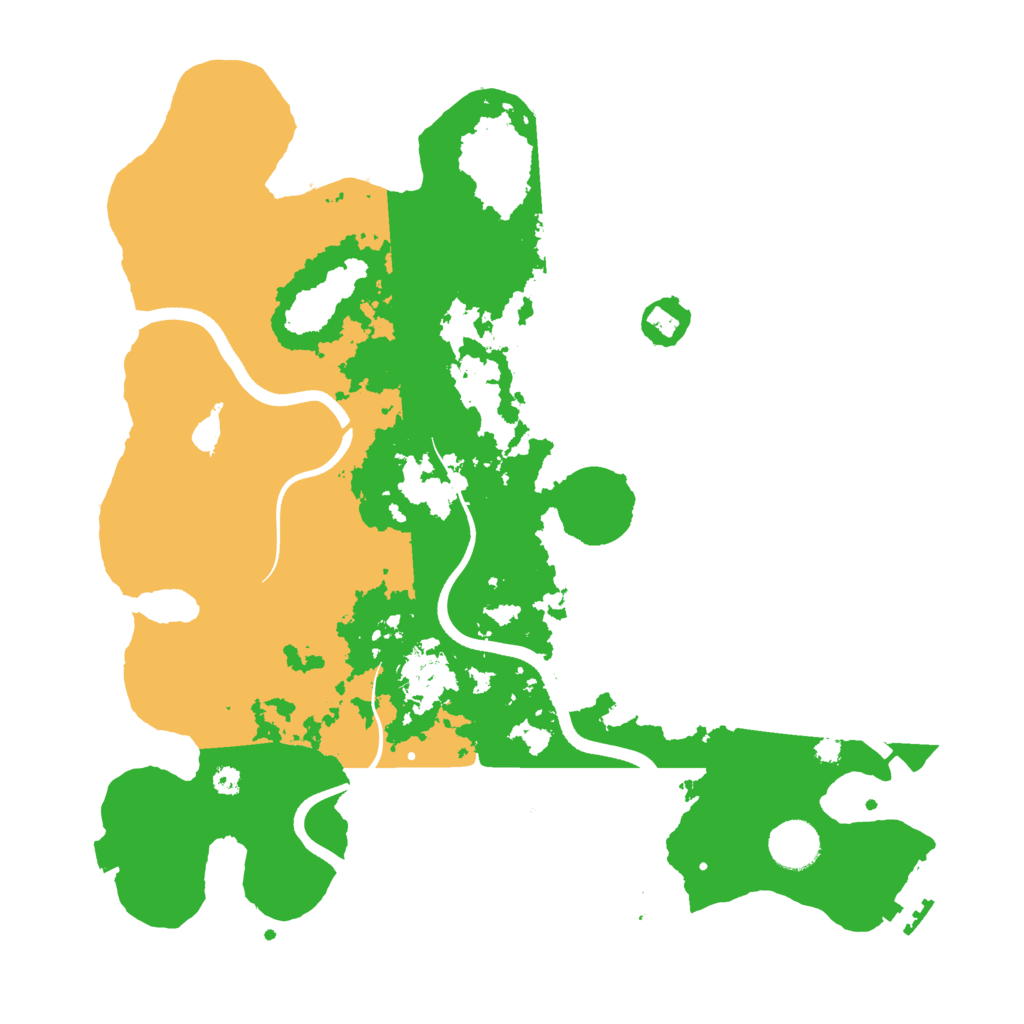 Biome Rust Map: Procedural Map, Size: 3650, Seed: 40080694