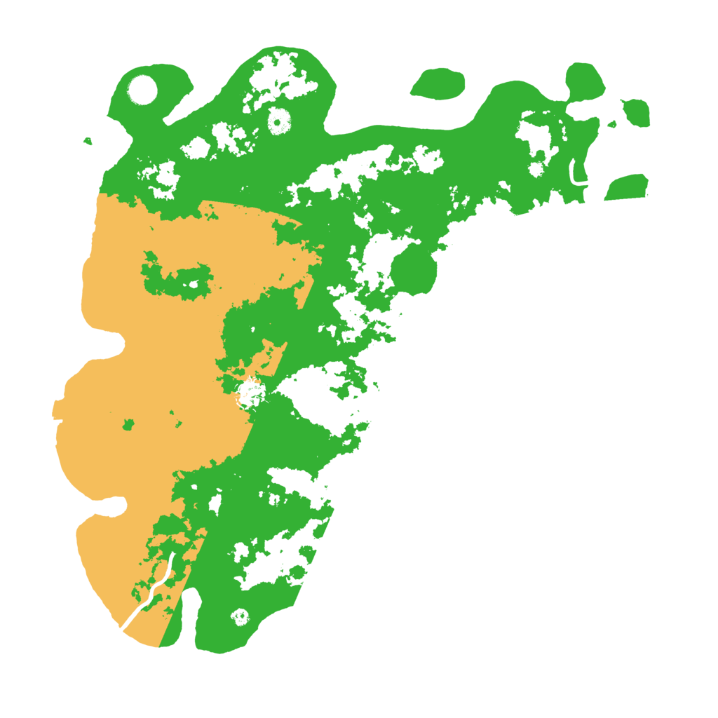 Biome Rust Map: Procedural Map, Size: 4300, Seed: 84338000