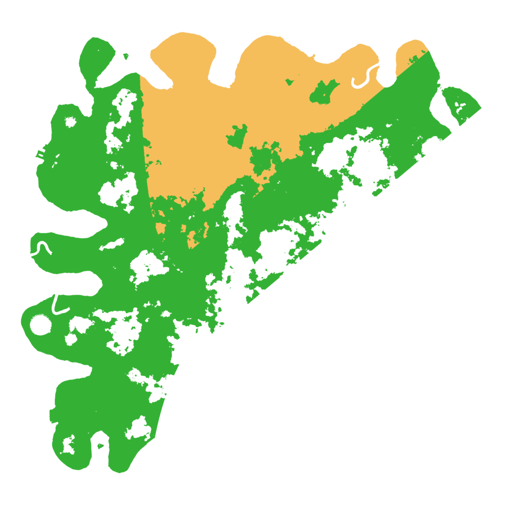 Biome Rust Map: Procedural Map, Size: 4400, Seed: 19700001