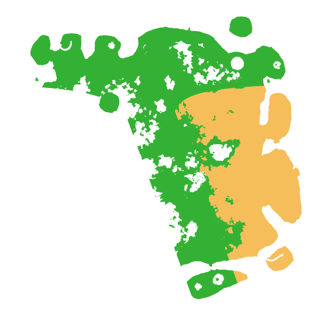 Biome Rust Map: Procedural Map, Size: 4300, Seed: 48529531