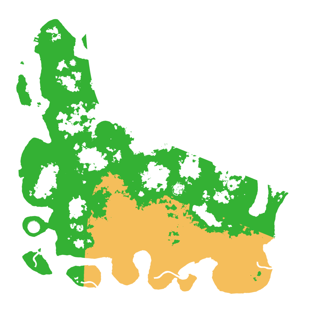 Biome Rust Map: Procedural Map, Size: 4500, Seed: 101912